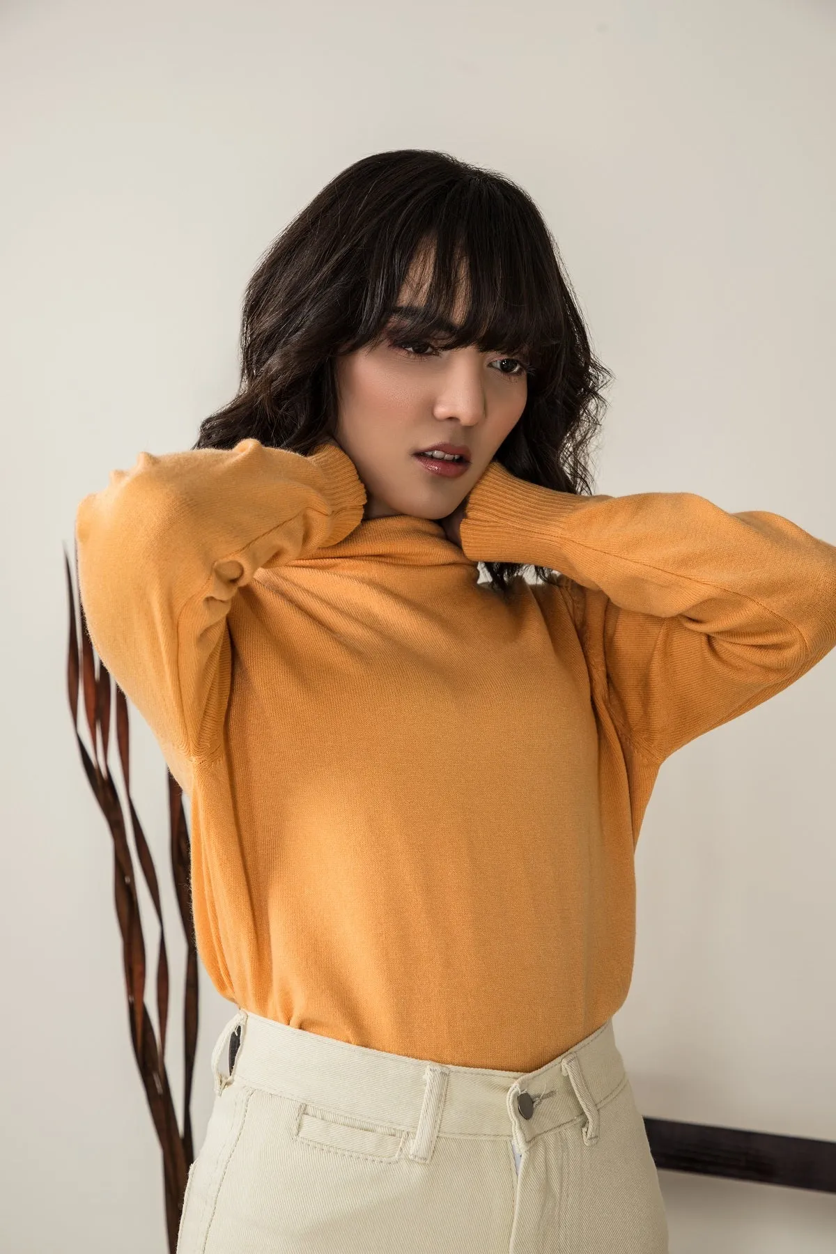 Amani Turtleneck tangerine