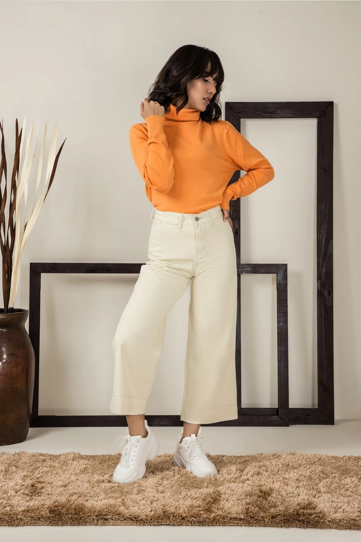 Amani Turtleneck tangerine