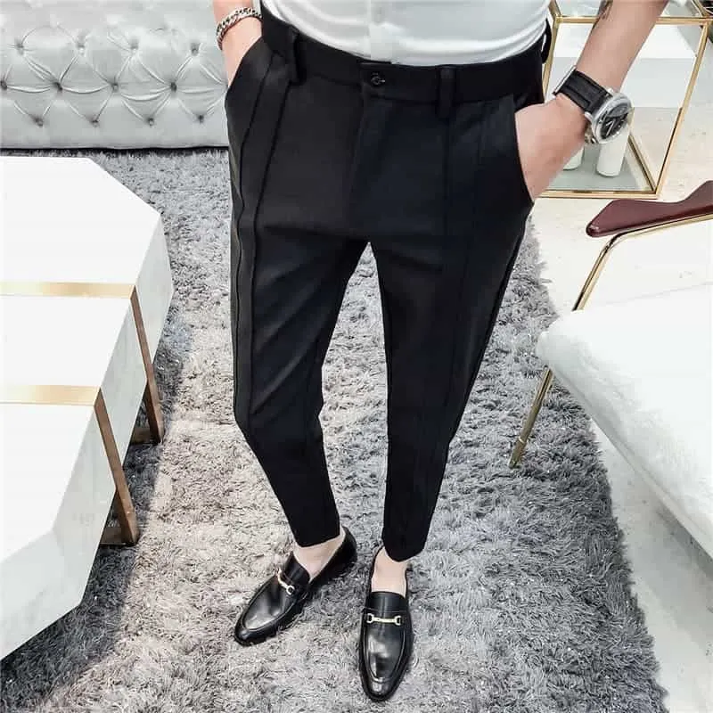 Casual Ankle-Length Pants in 3 Solid Colors