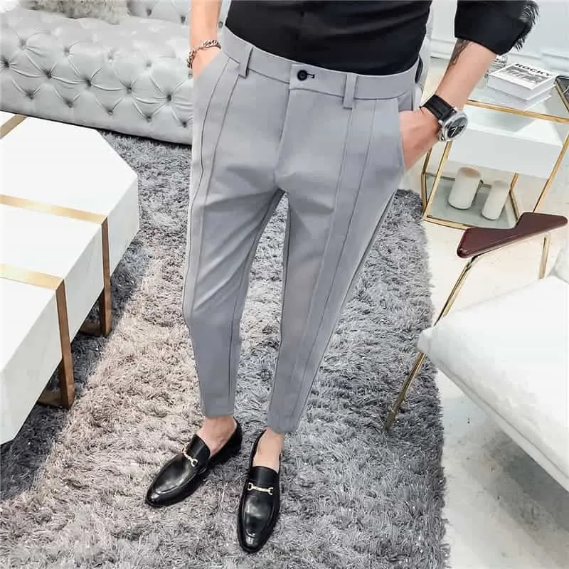 Casual Ankle-Length Pants in 3 Solid Colors