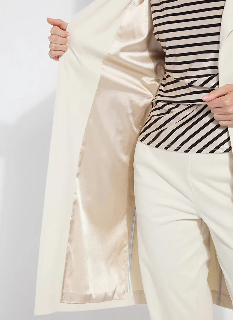 Cordelia Cotton Trench Coat- Oat