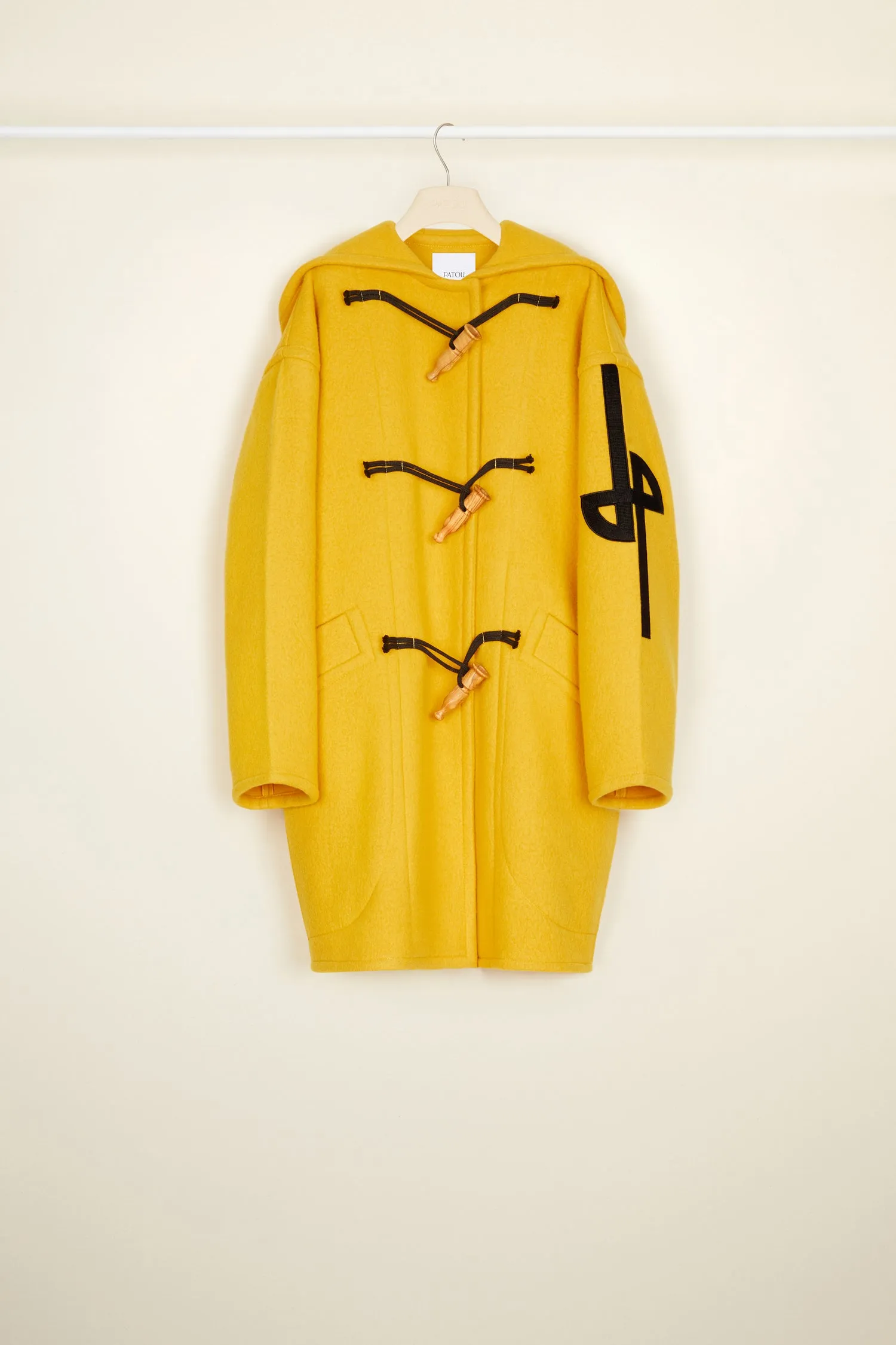 Duffle coat in eco-friendly wool and cashmere