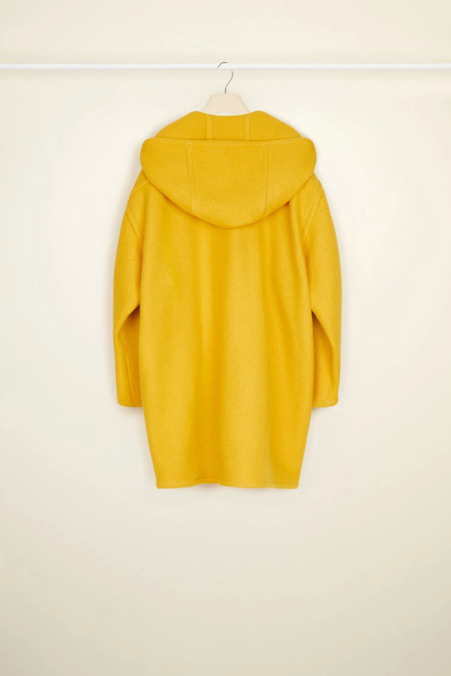 Duffle coat in eco-friendly wool and cashmere