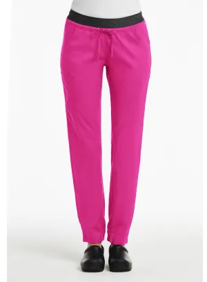 E-Band Waist Jogger Cargo Pants by Maevn (Regular) XXS-L / HOT PINK