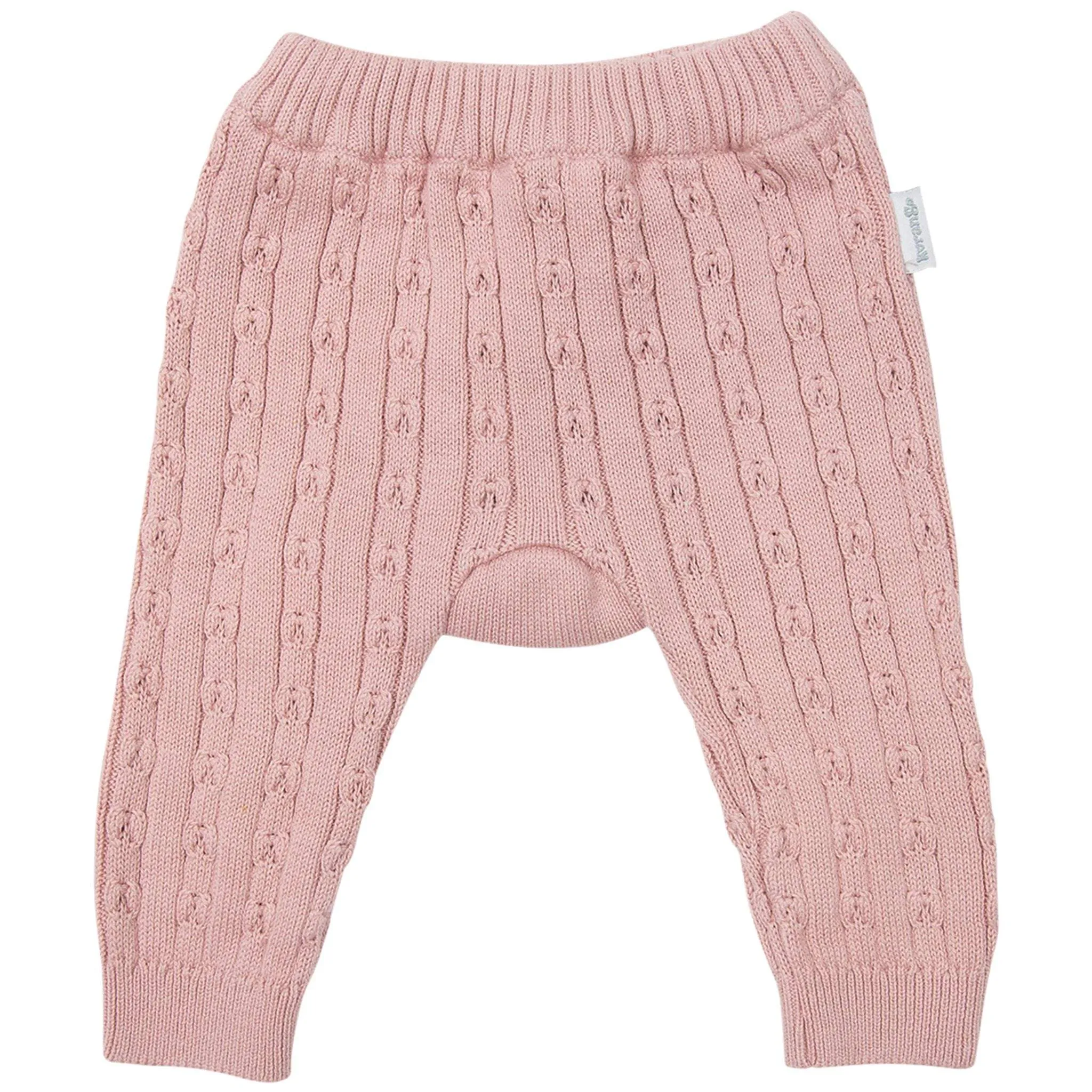 Fine Cable Knit Legging Pink
