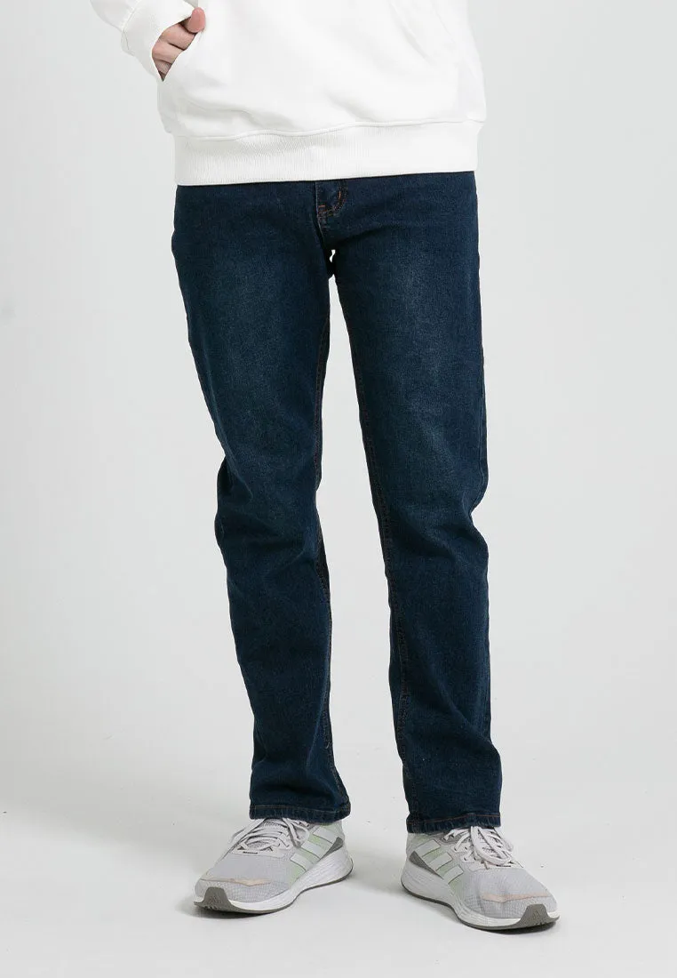 Forest Stretchable Straight Cut Jeans Men Denim Jeans | Seluar Jeans Lelaki Straight Cut- 610215
