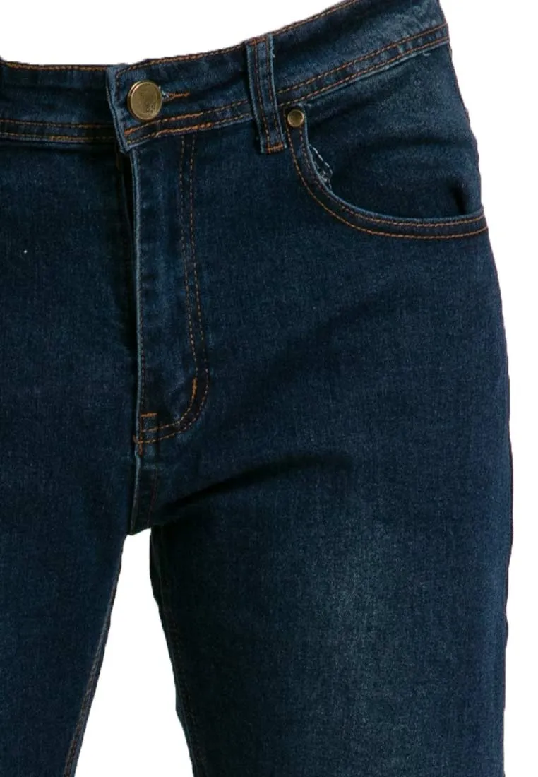 Forest Stretchable Straight Cut Jeans Men Denim Jeans | Seluar Jeans Lelaki Straight Cut- 610215