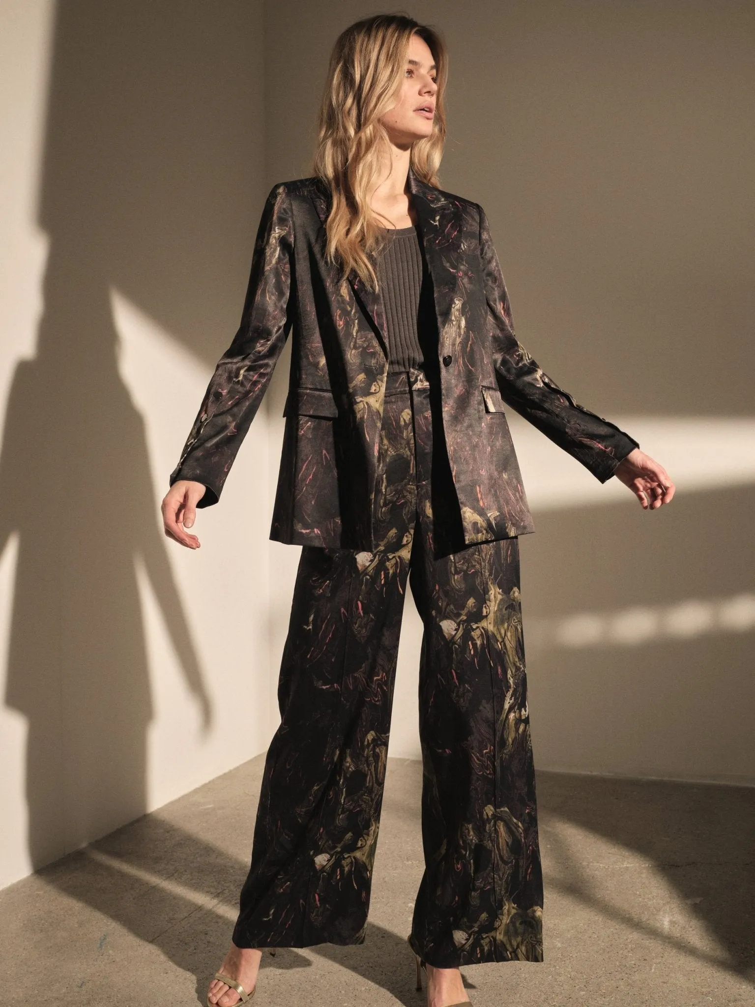 Jules Marble Pant | Black