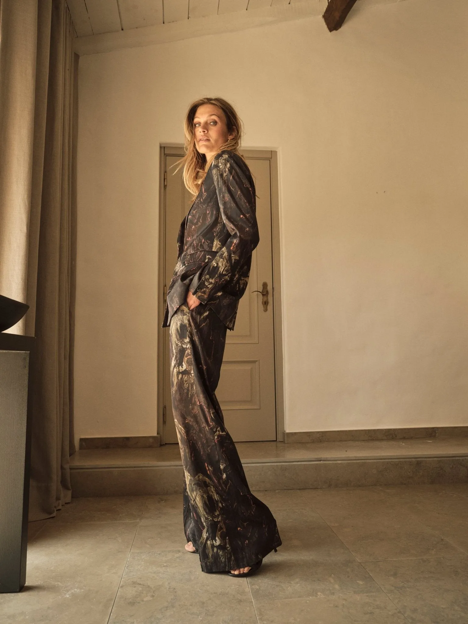 Jules Marble Pant | Black