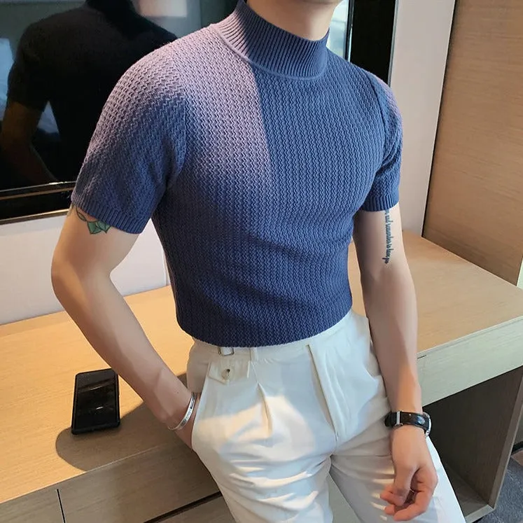 Logan - Turtleneck Knitted Shirt