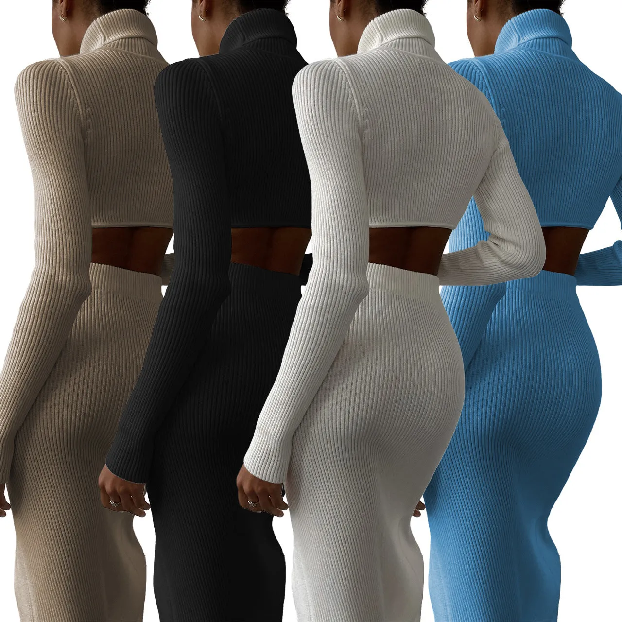 Luna Threaded Skirt Top Set