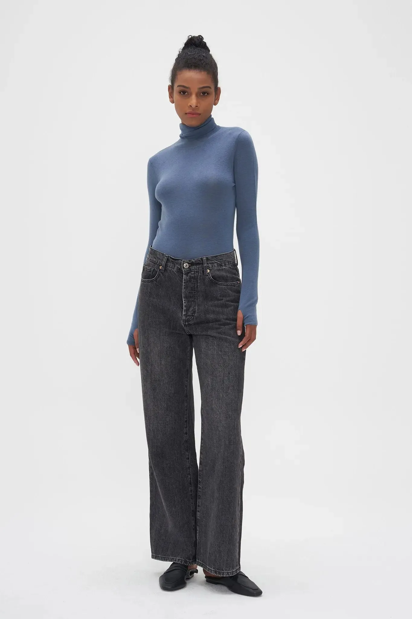 Merino Wool Turtleneck Sweater