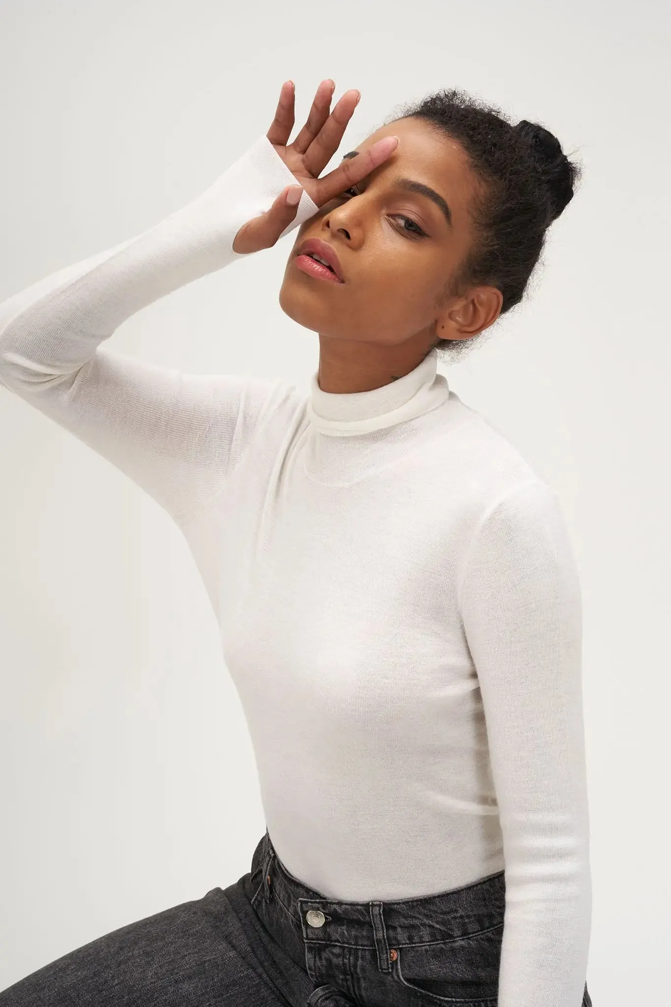 Merino Wool Turtleneck Sweater
