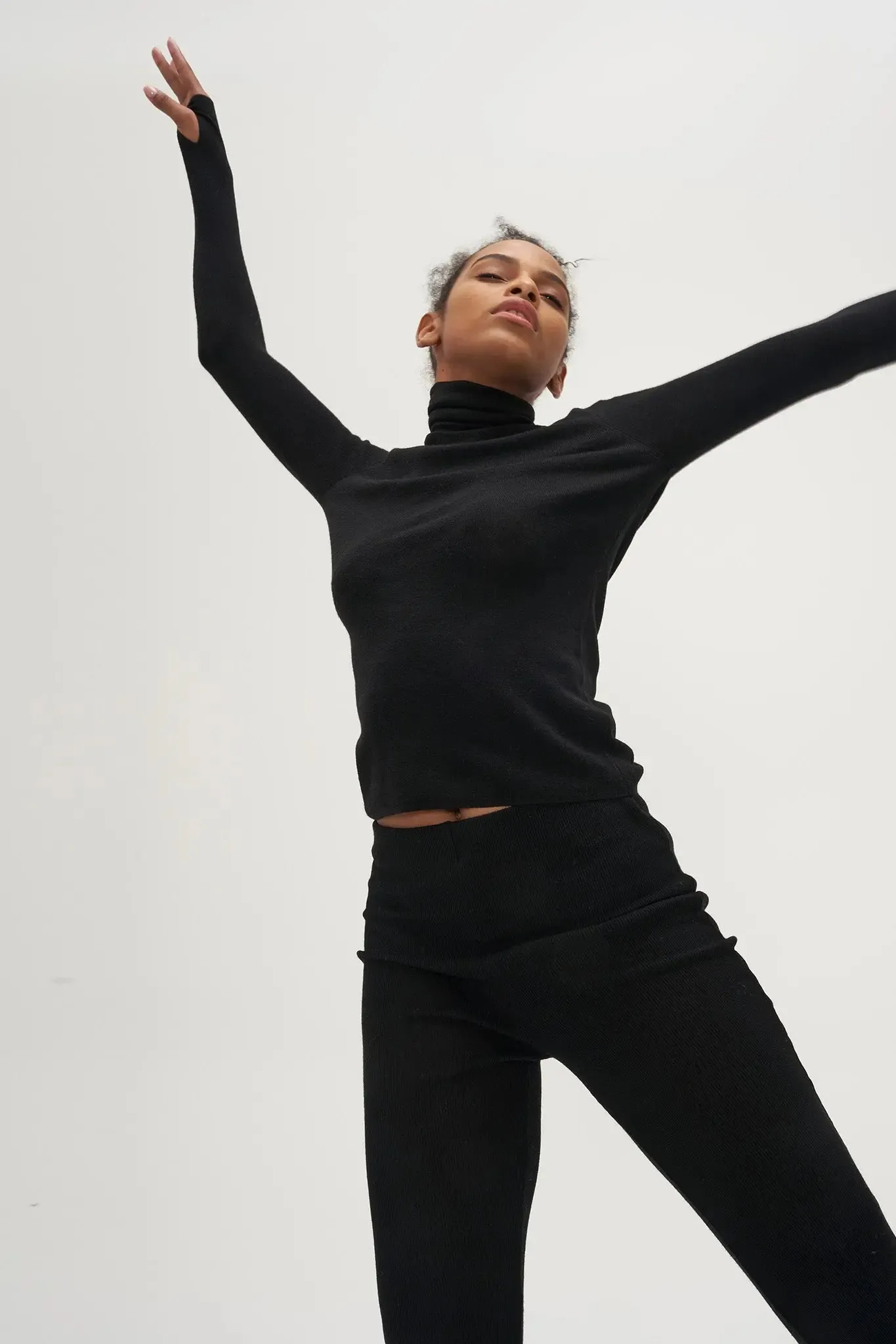 Merino Wool Turtleneck Sweater