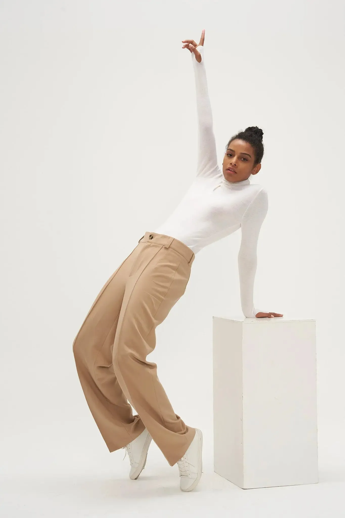 Merino Wool Turtleneck Sweater