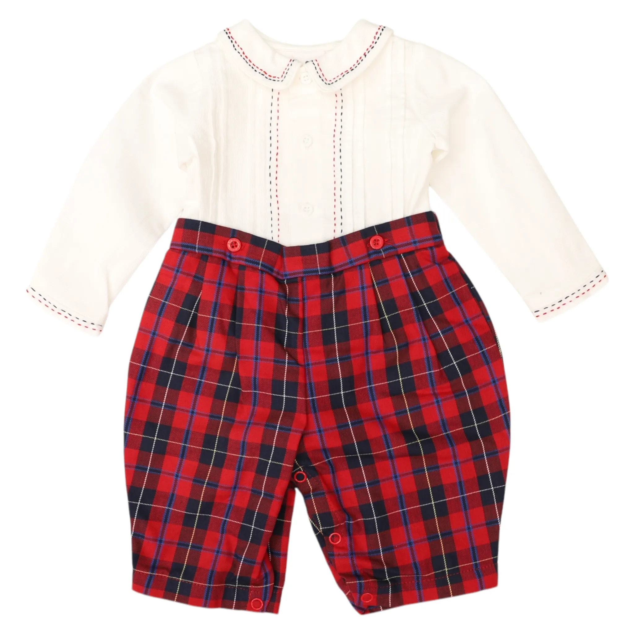 Plaid Shirt & Pant Set