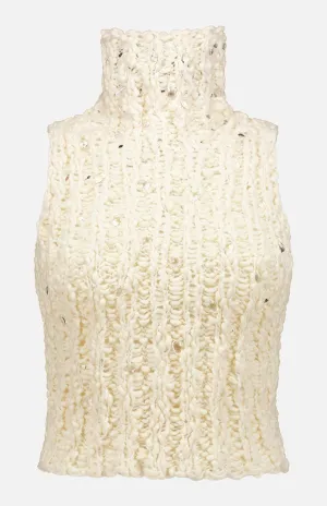 Sleeveless Turtleneck