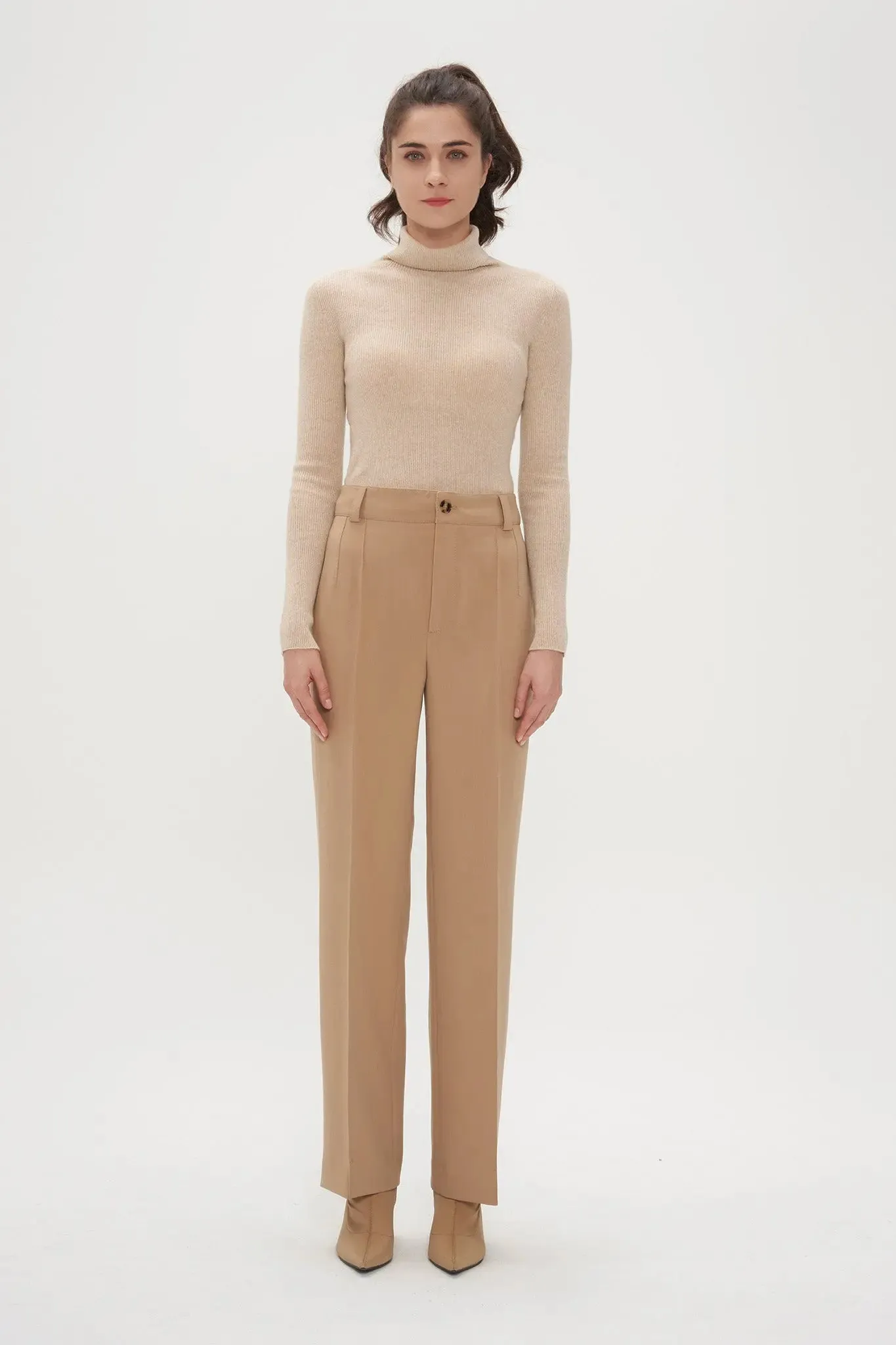 Slim Cashmere Turtleneck Sweater