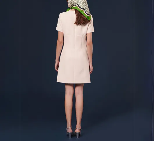 Tara Jarmon - Rehane Double Canvas Dress in Ecru