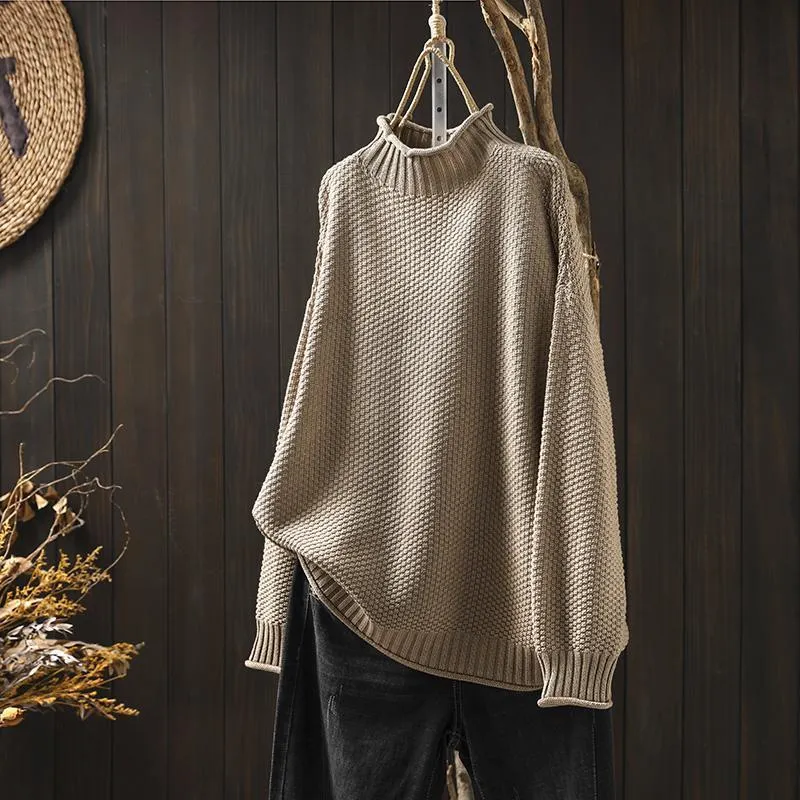 TESSA - KNITTED TURTLENECK SWEATER