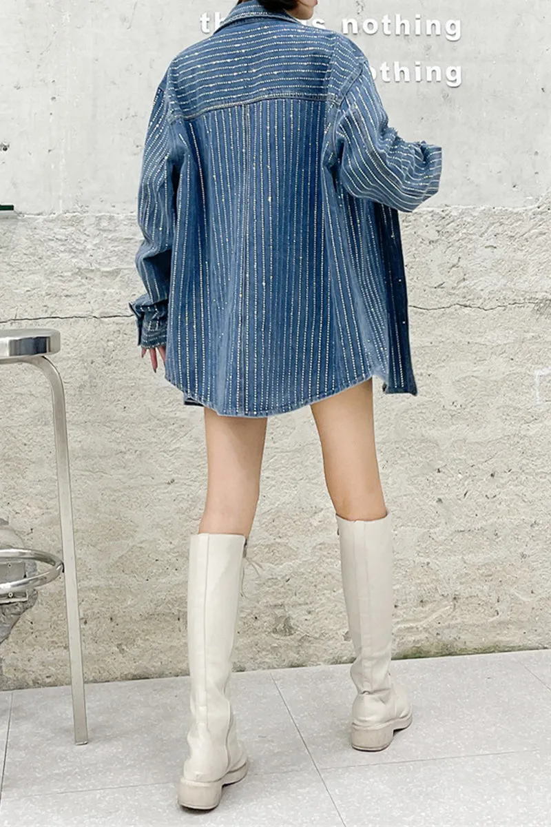 TF741 Mid-length Denim Jacket