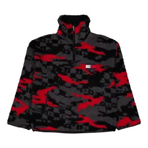 Tjcu Polar Fleece Zipmock Boulevard Grey