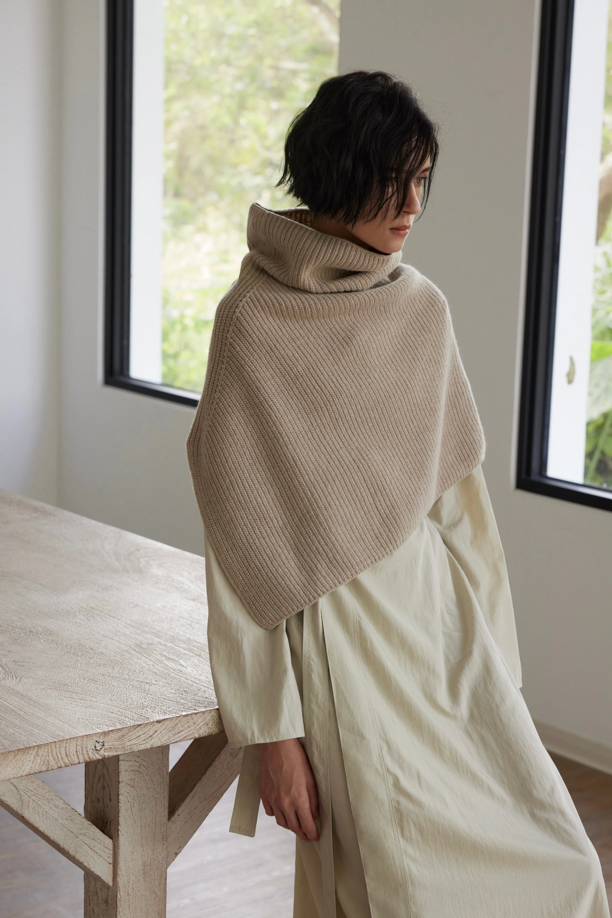 Turtleneck Mauteau Pullover