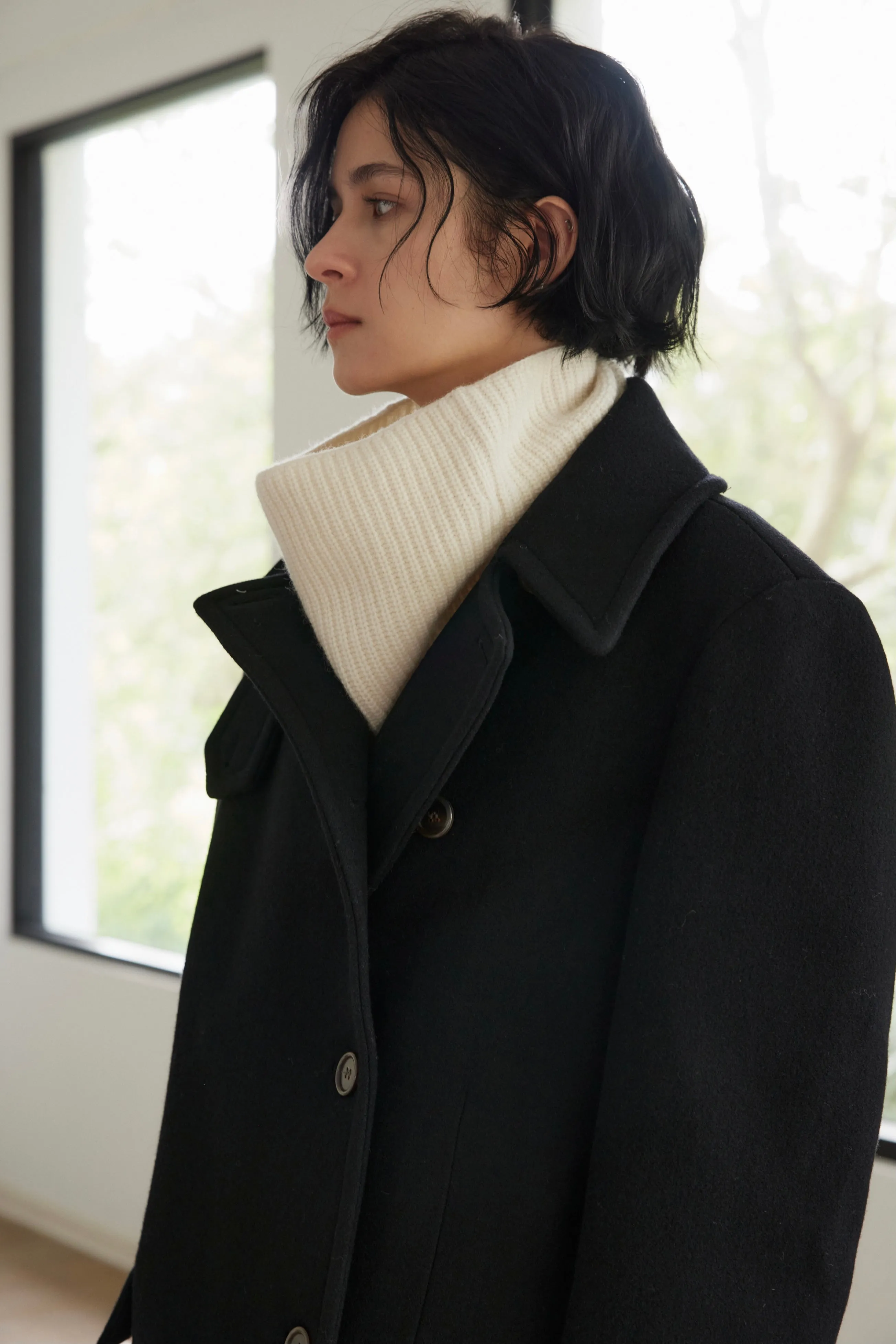 Turtleneck Mauteau Pullover