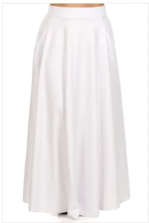 Vegan Leather Maxi Skirt