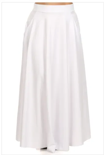 Vegan Leather Maxi Skirt