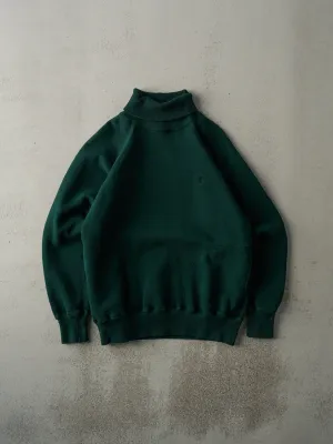 Vintage 80s Forest Green Ralph Lauren Turtleneck Sweater (M)