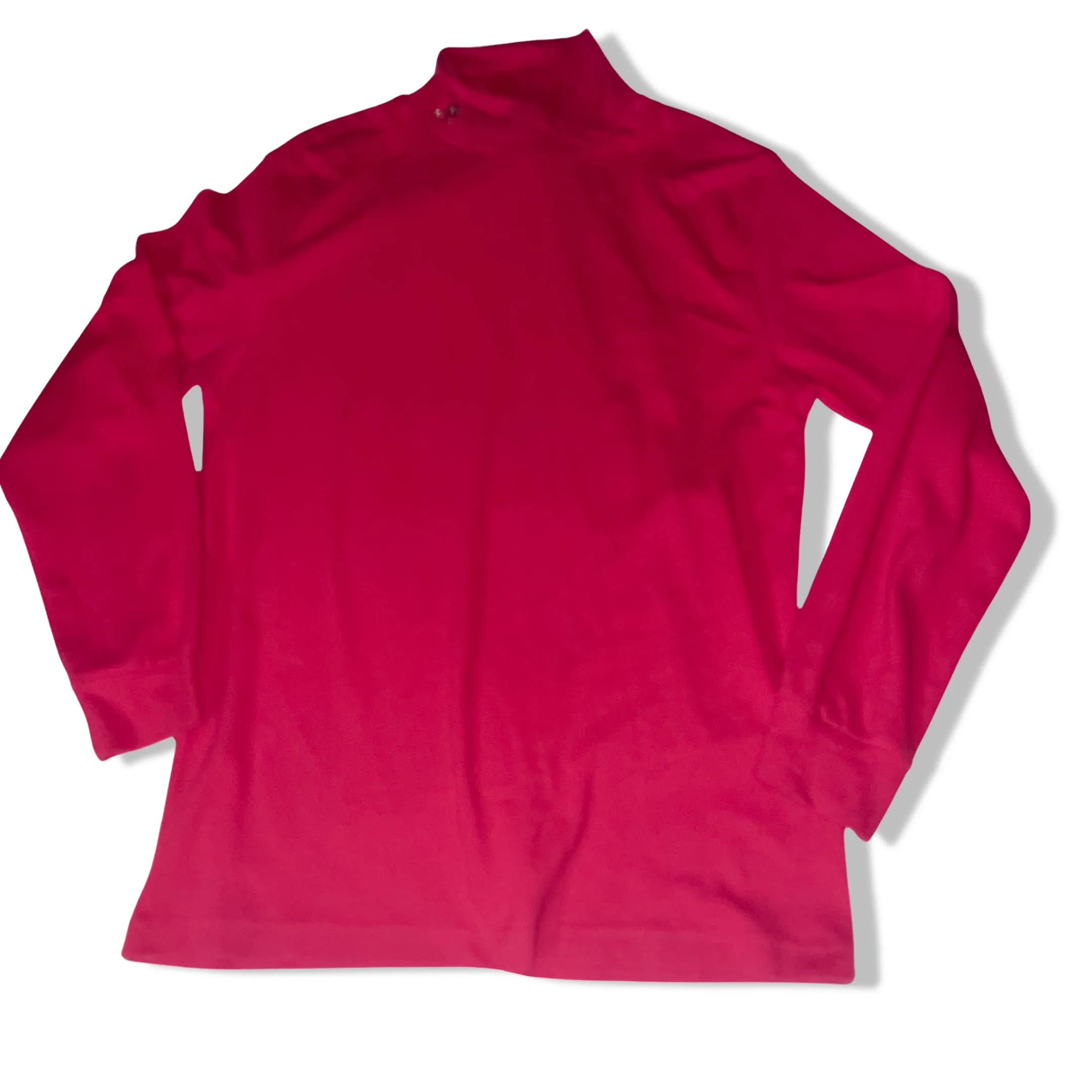 Vintage Red Daily Sport womens turtleneck sweatshirt M/L