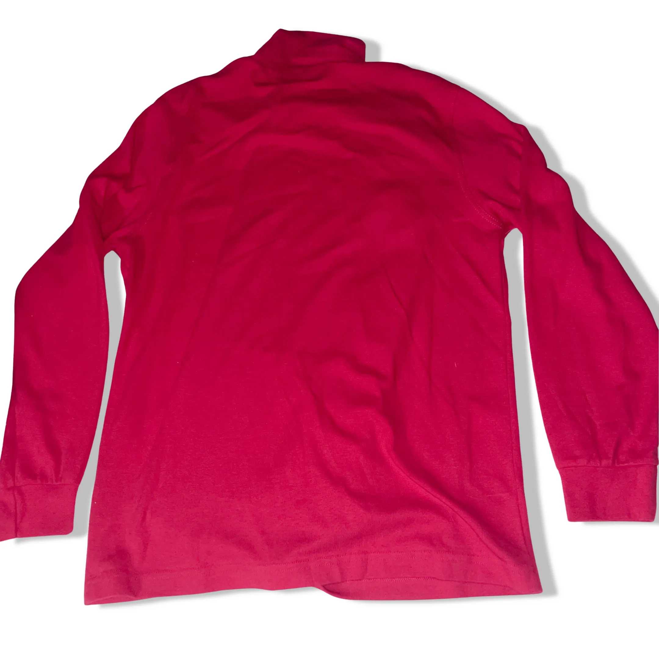 Vintage Red Daily Sport womens turtleneck sweatshirt M/L