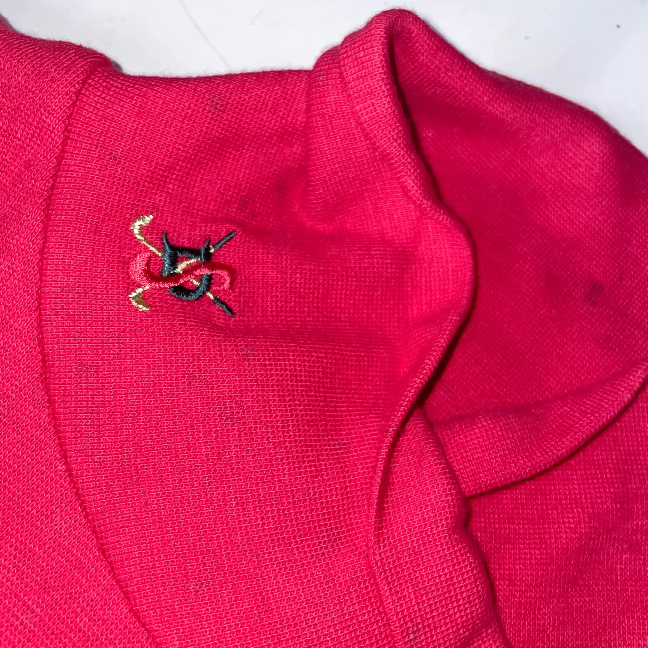 Vintage Red Daily Sport womens turtleneck sweatshirt M/L