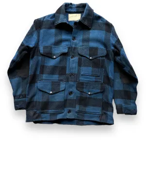 Vintage Union Made Filson Cobalt Blue & Black All Use Coat SZ 46  |  Vintage Filson Workwear Seattle | Barn Owl Vintage Seattle