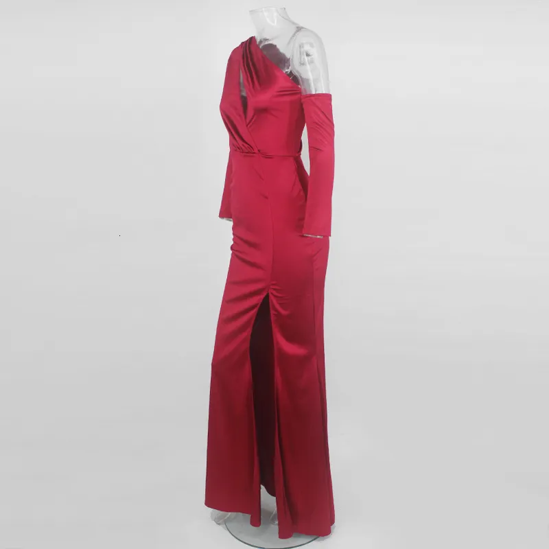 Women's Autumn Asymmetrical Sheath Long Dress
