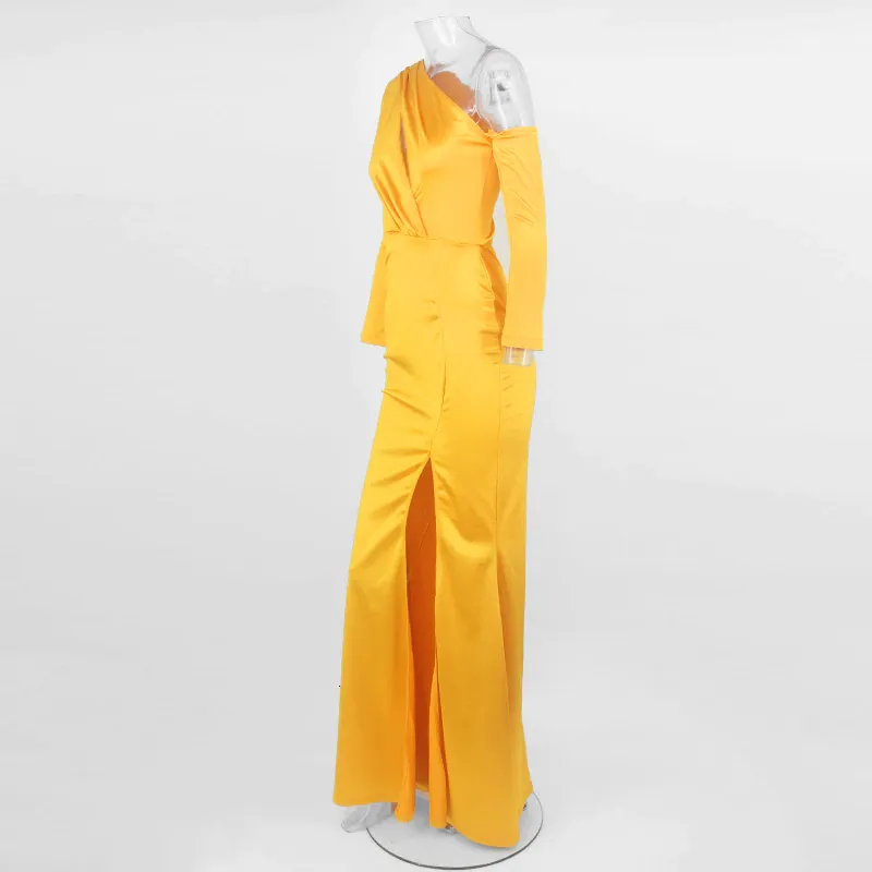 Women's Autumn Asymmetrical Sheath Long Dress