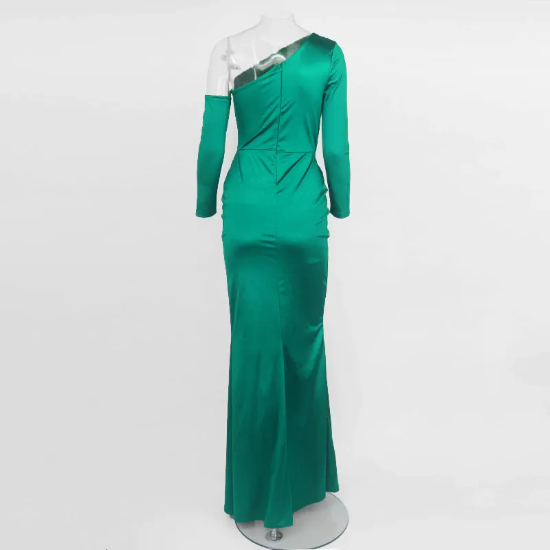 Women's Autumn Asymmetrical Sheath Long Dress
