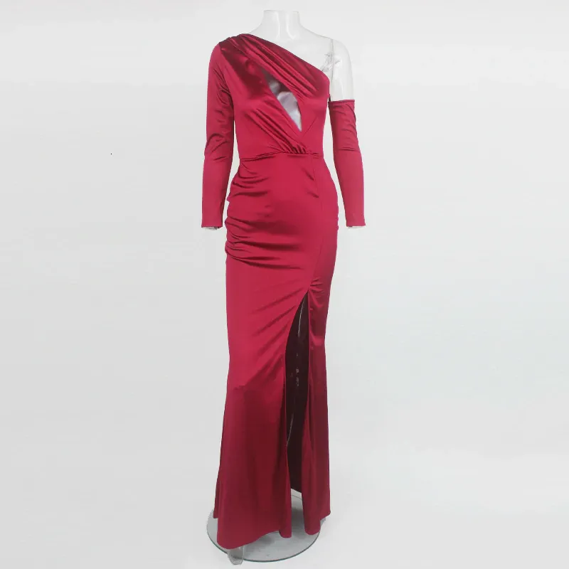 Women's Autumn Asymmetrical Sheath Long Dress