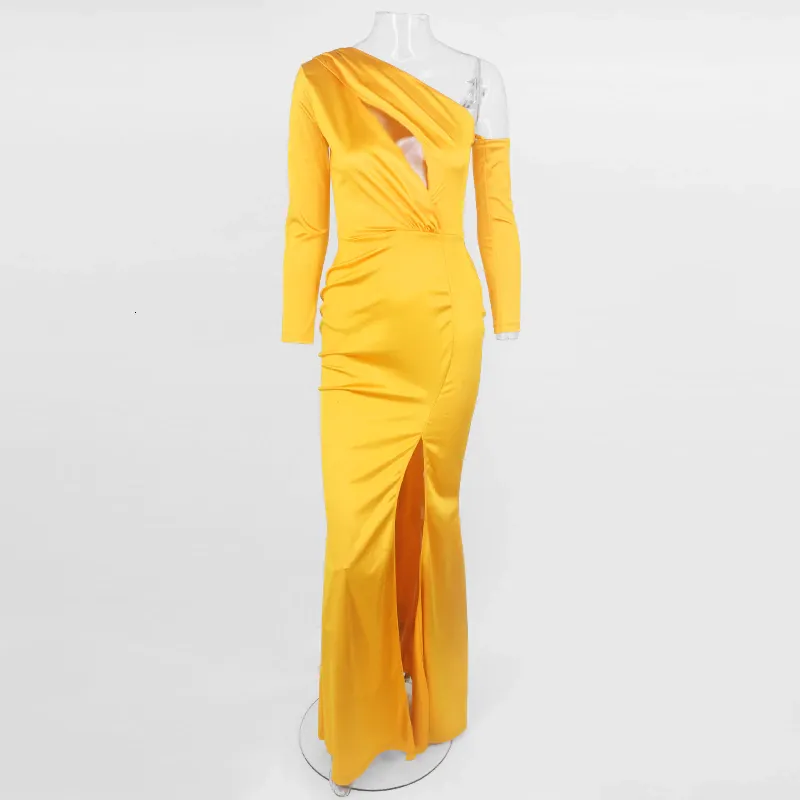 Women's Autumn Asymmetrical Sheath Long Dress