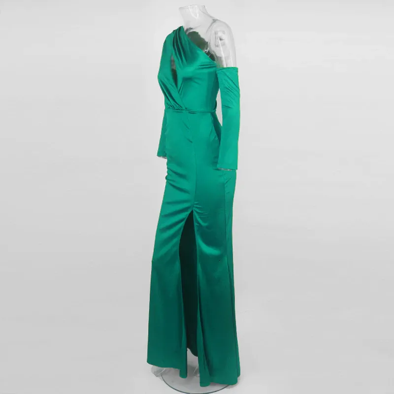 Women's Autumn Asymmetrical Sheath Long Dress