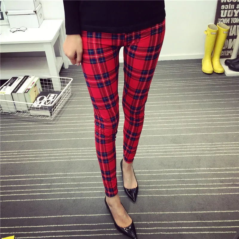 Women's Summer Casual Polyester High-Waist Leggings With Print