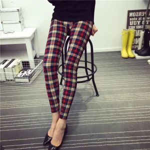 Women's Summer Casual Polyester High-Waist Leggings With Print