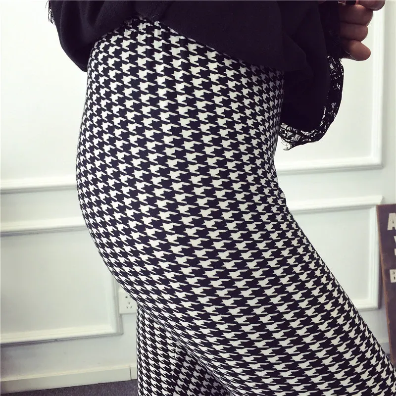 Women's Summer Casual Polyester High-Waist Leggings With Print