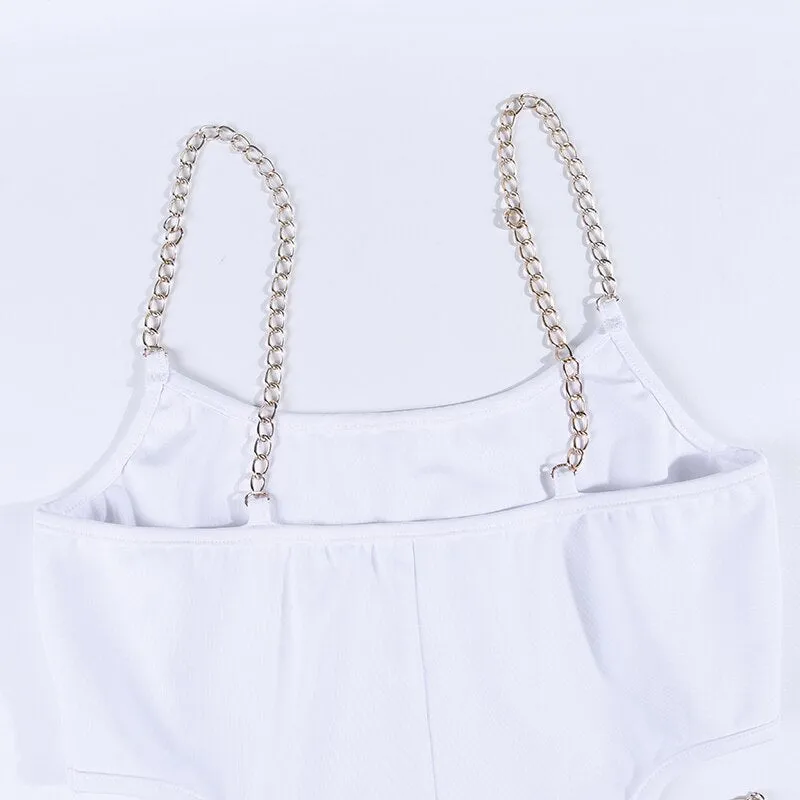 Women's Summer Sleeveless Solid Slim Dress