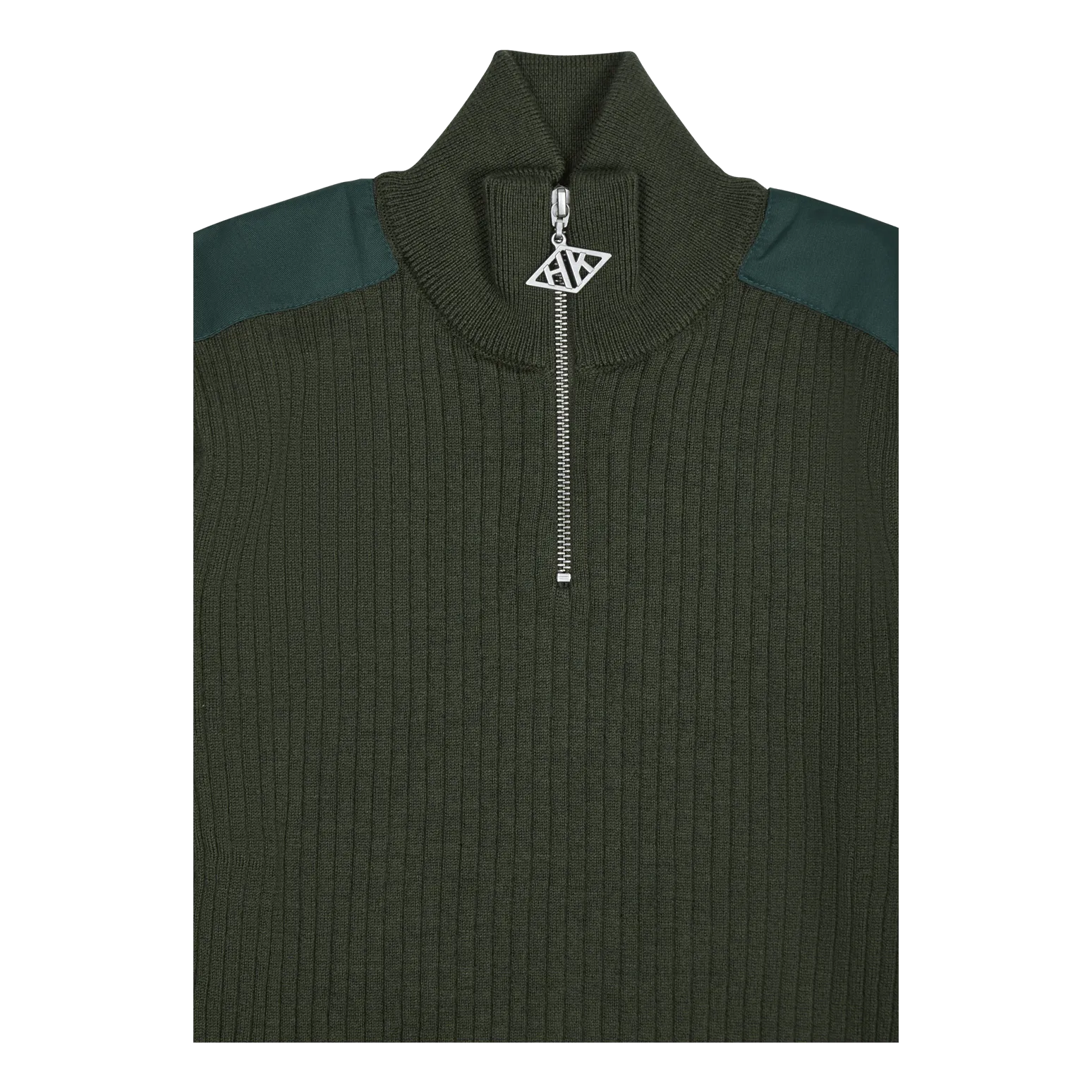Zip Turtleneck Army Green